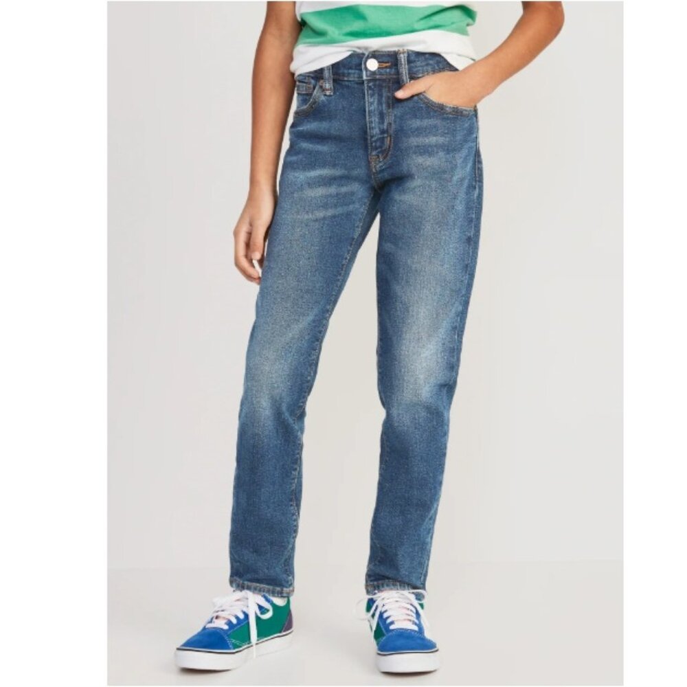 NWT - Old Navy Original Taper Jeans for Boys, Color Bay - Size 16